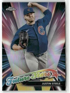 Justin Steele 2024 Topps Chrome Update Future Stars Chicago Cubs #FSU-5 - Picture 1 of 2