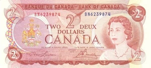CANADA 2 DOLLARS ANNO 1974 PICK P86a UNC - FDC - Picture 1 of 2