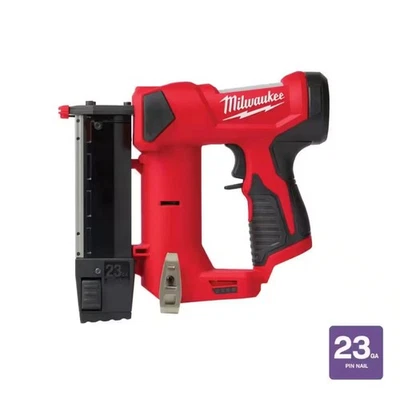 MILWAUKEE M12 12-Volt 23-Gauge Lithium-Ion Cordless Pin Nailer (Tool-Only) - Image 1 of 4