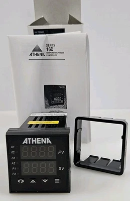 Athena 16C-T-S-B-00 Panel Mount Temperature/Process Controller《NIB》Price To Sell - Image 1 of 4