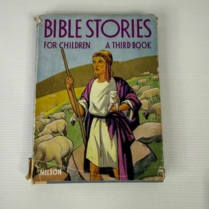 Bible Stories For Children A Third Muriel Chalmers Book Vintage Nelson HB - Picture 1 of 21