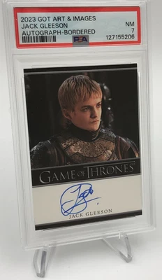 JACK GLEESON PSA AUTO Card GAME OF THRONES Signed KING JOFFREY BARATHEON PSA 7 - Image 1 of 4