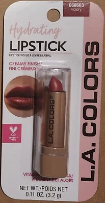 L.A. Colors Victory Hydrating Lipstick C68663 10 ct. creamy finish vitamin e - Image 1 of 2