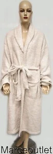 Barefoot Dreams Cozy Chic Heathered Robe SIZE 2 (MEDIUM) Stone / White - Picture 1 of 3