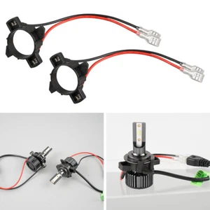 2x H7 LED Headlight Bulbs Adapters Retainer Headlamp Holders For VW Caddy - Picture 1 of 6
