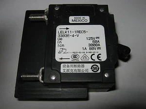 Sensata Airpax Circuit Breaker, LELK11-1REC5-33036-4-V, 60A, 125V, 1P, New - Picture 1 of 1