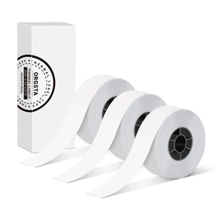 Label Maker Tape 0.59"×22.97' 15mm×7m Thermal Laminated Self-Adhesive Multipu... - Picture 1 of 5