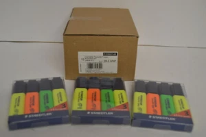 STAEDTLER TEXTSURFER TEXTMARKER 4 Stifte 3 Farben 364-S WP4P - Picture 1 of 1