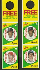 1981 Squirt Baseball Panel Cards Your Choice of 11 different O22 Bench Brett - Picture 1 of 70