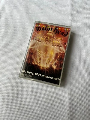 Motorhead No Sleep Til Hammersmith Cassette Tape 1988 Heavy Metal 80s Rock USA - Imagem 1 de 4