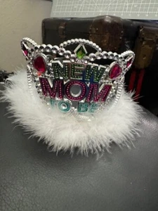 Amscan New Mom To Be Baby Shower Tiara Adult Party Favor Accessory New!!! - Picture 1 of 2