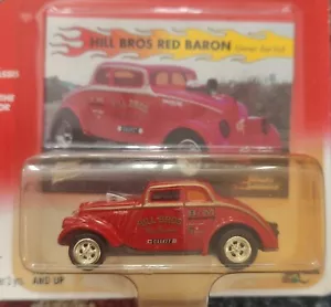 JOHNNY LIGHTNING WILLYS GASSERS SERIES HILL BROS. RED BARON m - Picture 1 of 4