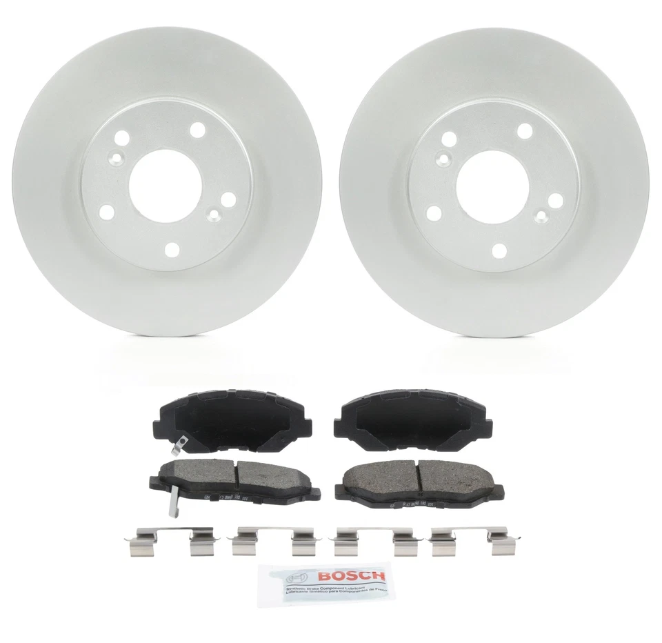 Kit de frenos delanteros Bosch ventilados 282 mm rotores de disco y pastillas de cerámica para Acura Honda Foto 1 de 1