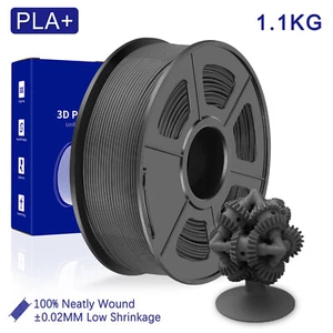 JAYO PLA+ Gray 3D Printer Filament 1.75mm 1.1KG Spool Non-brittle Good Adhesion - Picture 1 of 8