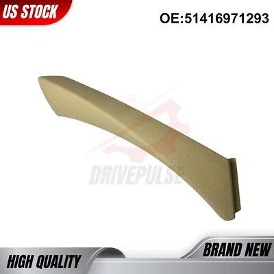2009 BMW 328i 328xi 335i E90 Rear Left Inside Door Handle Insert Clasp Beige - Image 1 of 4