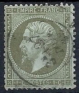 1862 FRANCIA USATO EFFIGIE NAPOLEONE 1 CENT - FR002 - Picture 1 of 1