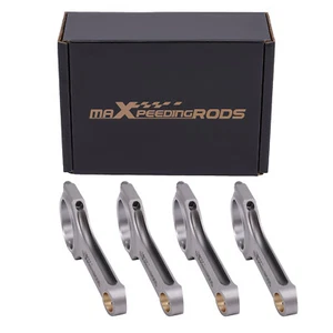 4340 EN24 Connecting Rods for BMW N20B20 2.0T / N26B20 (US only) Conrods 144.3mm - Picture 1 of 11