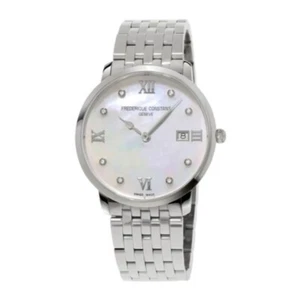 Frederique Constant Men's Classic Date Quartz Silver Watch 36 MM FC-220MPWD3S6B - Picture 1 of 5