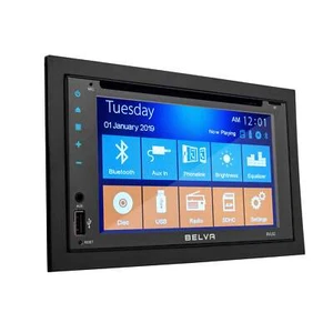 BVL62 Double DIN CD/DVD Bluetooth In-Dash Car Stereo Receiver 6.2" Touchscreen - Picture 1 of 10