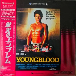 YOUNGBLOOD (1986) ENG/JAP SUBT [NJEL-99597] JAPAN NTSC LASERDISC OBI N&S NEUF - Picture 1 of 2