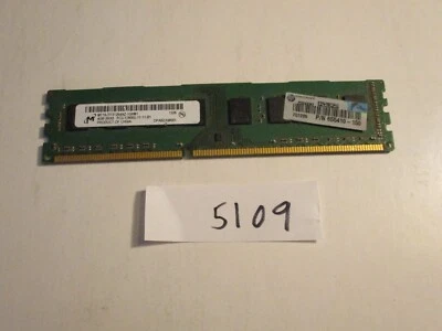 Micron MT16JTF51264AZ-1G6M1 4Gb PC3-12800 1600Mhz DDR3 Desktop Memory RAM (5109) - Image 1 of 2