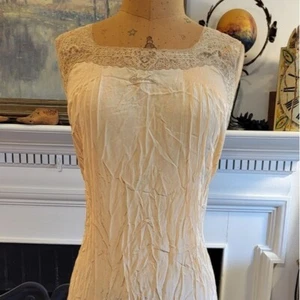 Vintage 1920er Jahre Trousseau Hochzeit Nachtkleid - Bild 1 von 5