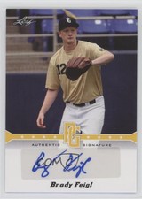 2013 Leaf Perfect Game Showcase Auto Gold /50 Brady Feigl #A-BF1 Auto