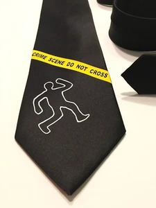 Do Not Cross Crime Scene, Forensic Necktie - Picture 1 of 1