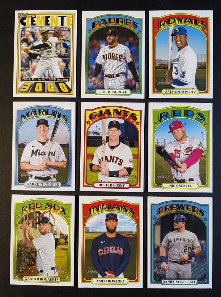 2021 Topps Heritage High Number Baseball #501-725 You Pick to Complete Your Set - Image 1 of 1