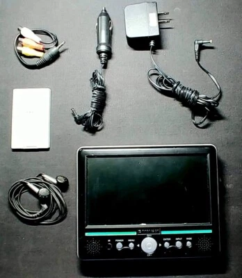 Televisão portátil Dynex 7" LCD com controle remoto - Imagem 1 de 4