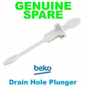 Genuine Beko Fridge Freezer Drain Hole Plastic Plunger - Picture 1 of 1