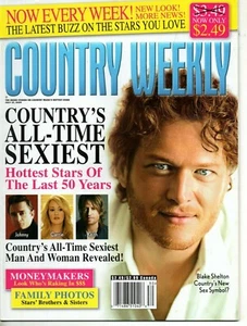 Country Weekly Magazine July 27 2009 Blake Shelton All Time Sexiest Def Leppard - Picture 1 of 3