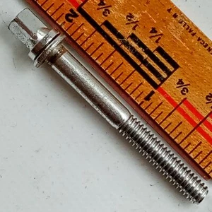 Gretsch 4.9cmT-Rod Rullante / Tom Tamburo 12-24 Tension-Lug-Screw Cromo Vintage - Foto 1 di 2