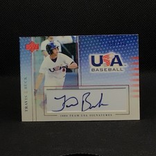 2004 Upper Deck USA Baseball Team Signatures Blue Ink /250 Travis Buck Auto