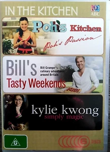In The Kitchen Poh's Kitchen Bill Granger Tasty Weekends Kylie Kwong DVD 6-Disc - Picture 1 of 4