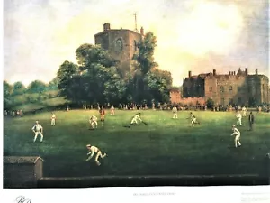 Limited edition . authentic print Australian cricket team Chilham Castle 1878 - Picture 1 of 12