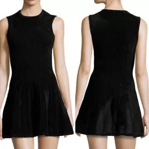 Torn by Ronny Kobo NEU Danika Chenille Kleid schwarz Gr. S Small - Bild 1 von 7