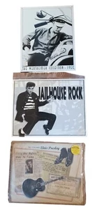 Lot of 3 Tin Metal Signs Jailhouse Rock Wertheimer & The Personal Elvis Presley - Picture 1 of 8