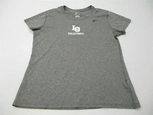 Camiseta Nike Para Mujer Talla L DRI FIT Entrenamiento Gris Jaspeado Equipo Voleibol Equipo Crew - Imagen 1 de 6