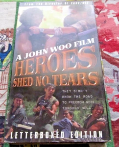 Vintage VHS 1997 Heroes shed no tears J Woo NR Eng subtitled Letterbox edition - Picture 1 of 3