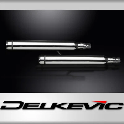 Silenciadores de escape de 21" de acero inoxidable Bull Nose Cruiser Honda VTX1300 C/T/R 2004-2009 Foto 1 de 4