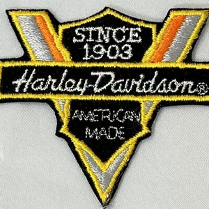Harley Davidson Since 1903 American Made Patch Bar And Shield - Picture 1 of 5