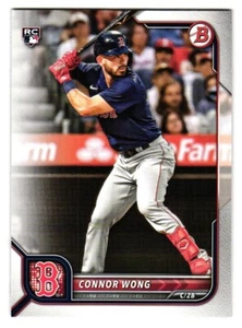 2022 Bowman # 82 Connor Wong Boston Red Sox Rookie - Picture 1 of 2