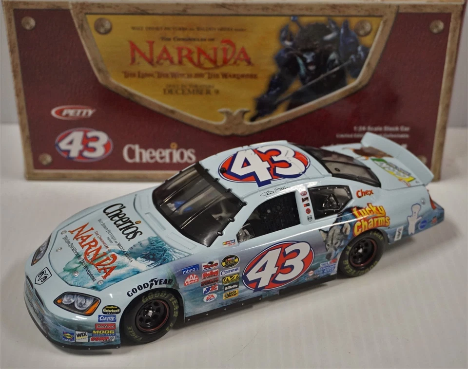 1/24 Jeff Green #43 Cheerios / Narnia 2005 Diecast Car Action Racing