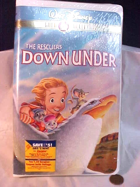 Disney's Gold Collection The Rescuers Down Under (2000) VHS Factory Sealed - Image 1 of 1