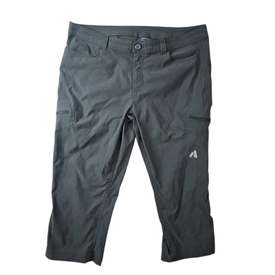 Pantalones Eddie Bauer First Ascent Mujer 14 Verde Capris Senderismo Nylon Foto 1 de 4