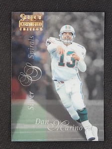 1996 Pinnacle Select Certified Edition Silver Spirals #122 Dan Marino Dolphins - Picture 1 of 2