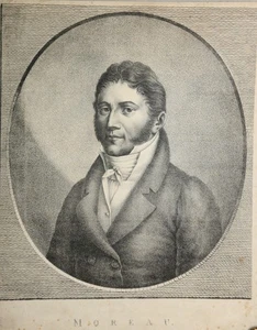 Jean-Victor-Marie Moreau (1763-1813) Seltener Punktierkupferstich - Bild 1 von 2