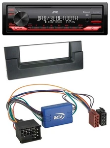 JVC DAB MP3 Bluetooth USB Autoradio für BMW 5er E39 X5 E53 Aktivsystem Rundpin - Bild 1 von 7