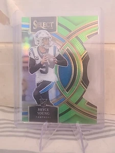 2023 Select Bryce Young Neon Green Prizms Die Cut RC Premier #/499 #167 - Picture 1 of 6